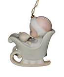Precious Moments Ornament 115282, Baby's First Christmas- 1988 Boy
