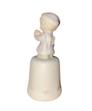 Precious Moments 115312, Time to Wish You a Merry Christmas, Thimble, Dated 1988