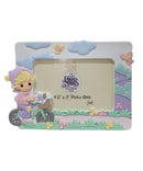 Precious Moments Picture Frame 118520, Vinyl Frame- Girl on Bicycle