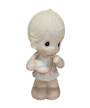 Precious Moments Figurine 119918, Baby- Girl Standing with Bib