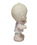 Precious Moments Figurine 119918, Baby- Girl Standing with Bib