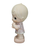 Precious Moments Figurine 119918, Baby- Girl Standing with Bib