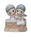 Precious Moments Figurine 120008, Mom, Thanks for Always Supporting Our Team, Chicago Cubs Exclusive