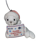 Precious Moments Ornament 121007, Sealed with a Kiss- 2012