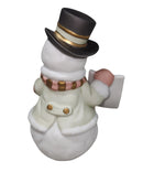 Precious Moments Figurine 121025, A Star is Born- Snowman with Newspaper
