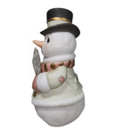 Precious Moments Figurine 121025, A Star is Born- Snowman with Newspaper