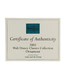 WDCC Ornament - Christmas Scene, Disney's Lady and the Tramp