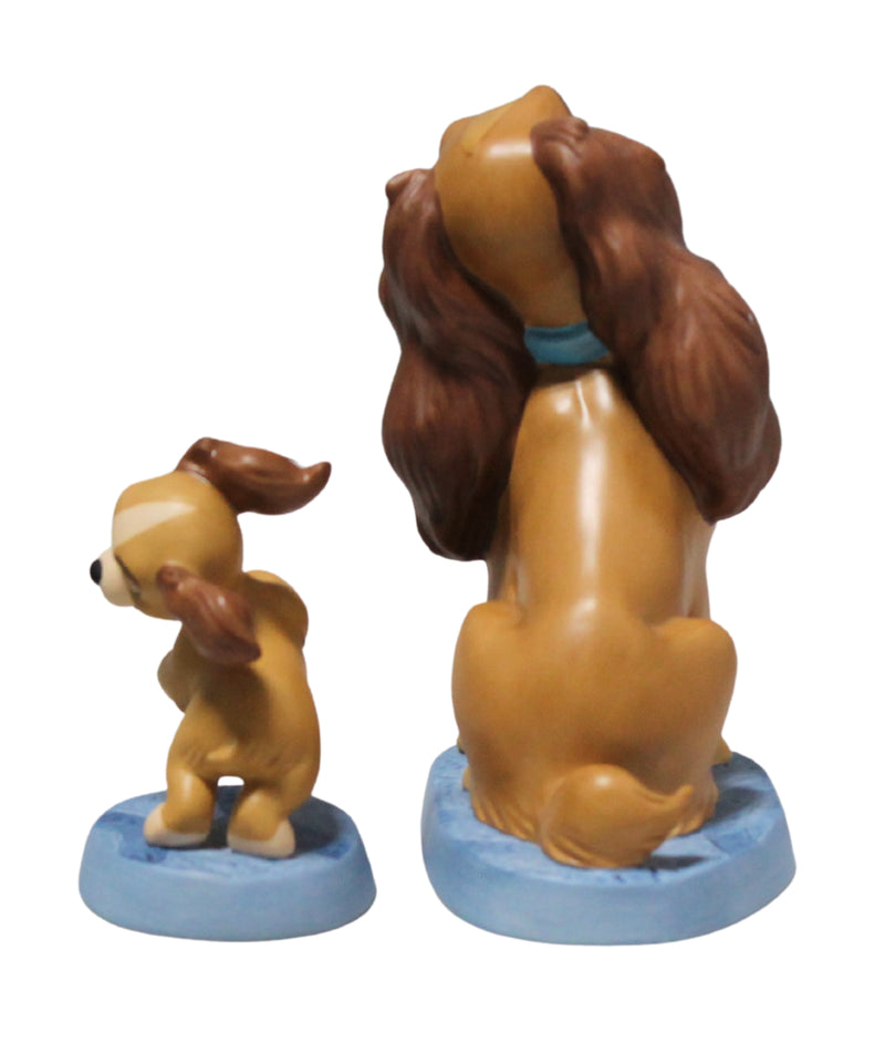 WDCC Figurine - Precocious Pup & Welcome Home (Signed), Lady and the T