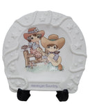 Precious Moments 122297, Hallelujah Country- Cowboy/Cowgirl Mini Plate