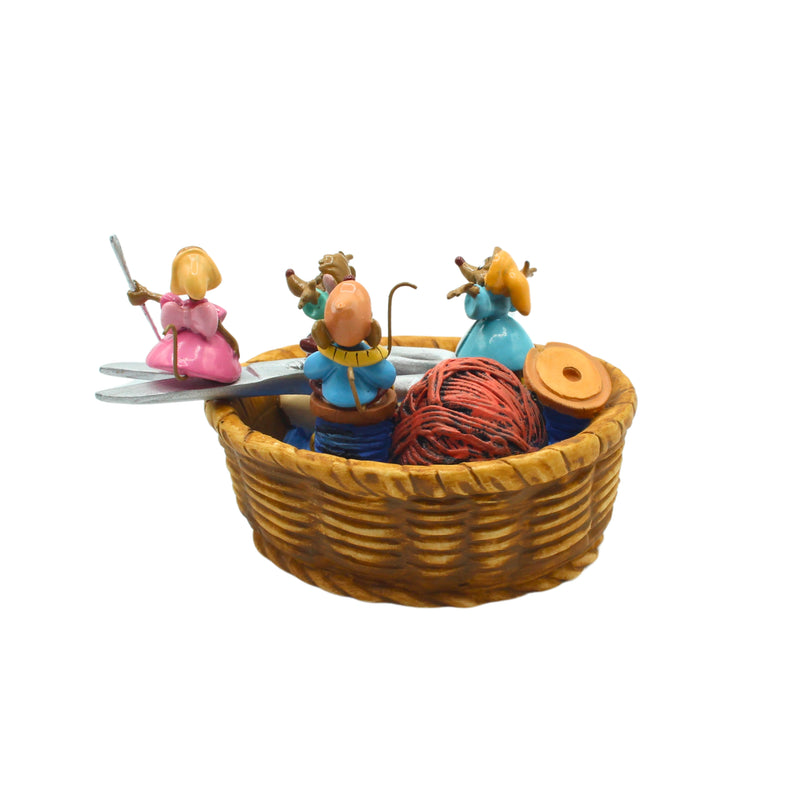 WDCC Mice in Sewing Basket - Surprise! | 1234611 | Cinderella