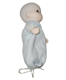 Precious Moments Doll 12475, P.D. Open Edition Porcelain Doll Baby Boy, Open Edition