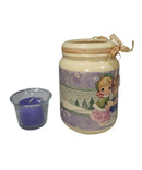 Precious Moments 1255, Tidings of Comfort and Joy Ceramic Candle