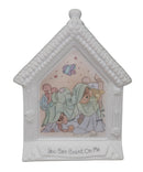 Precious Moments Plaque 130141, You can Count on Me- Girl Hiding in Blanket