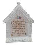 Precious Moments Plaque 130141, You can Count on Me- Girl Hiding in Blanket