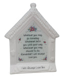 Precious Moments Plaque 130168/L, I will Always Love You- Girl with Bunny