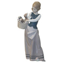Lladró Figurine: 1311 Girl with Puppies