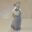 Lladró Figurine: 1311 Girl with Puppies