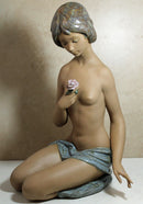 Lladró Figurine: 13517 Nude with Rose