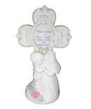 Precious Moments Plaque 135860, PM Wedding Cross