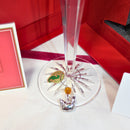 Waterford Crystal Champagne Flute: 3 French Hens, 2006 | 12 Days of Christmas