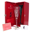 Waterford Crystal Champagne Flute: 8 Maids A-Milking, 2008 | 12 Days of Christmas