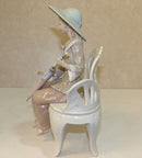 Lladró Figurine: Waiting in the Park