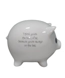 Precious Moments 138363, Clown On Ball Piggy Bank