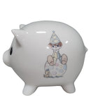 Precious Moments 138363, Clown On Ball Piggy Bank