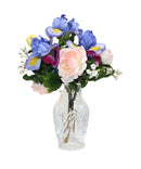 Waterford Crystal: 1997 Mother's Day Flower Vase, 6" 3rd Edition - Includes Bouquet