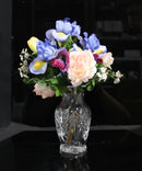 Waterford Crystal: 1997 Mother's Day Flower Vase, 6" 3rd Edition - Includes Bouquet