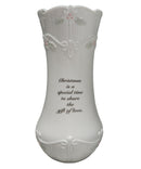 Precious Moments 142077, Girl By Lamp Post Vase
