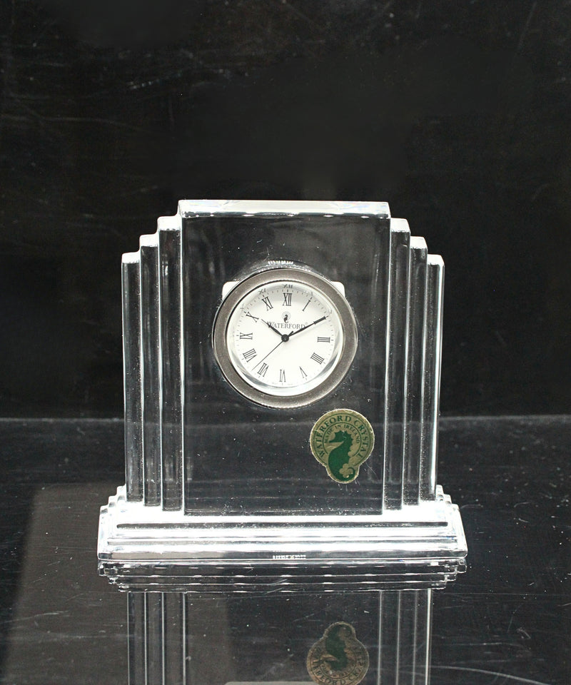 Waterford Crystal: Metropolitan Small Quartz Clock, 4"