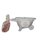 Precious Moments 154148, Girl with Roses Wheelbarrow With Potpourri
