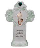 Precious Moments 154423, May Monthly Standing Cross