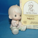 Precious Moments: 015792 Tell Me a Story | Family Christmas Scene