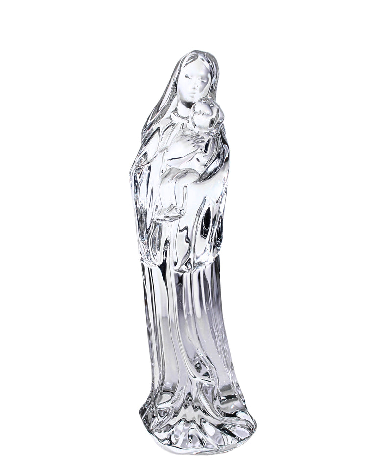 Waterford Crystal: Figurines Madonna And Child, 7"