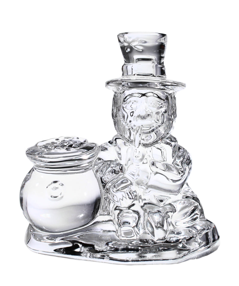 Waterford Crystal: Figurines Leprechaun With Pot Of Gold, 3.5"