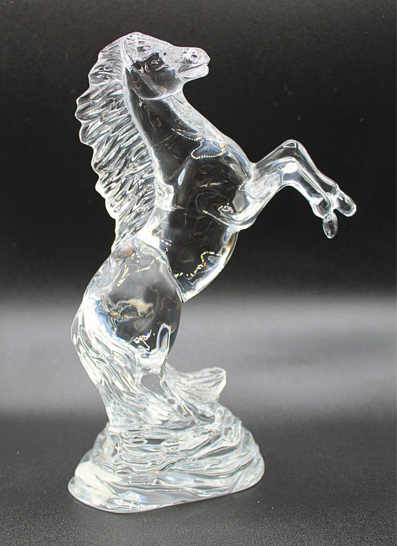 Waterford Crystal: Figurines Rearing Horse, 7"