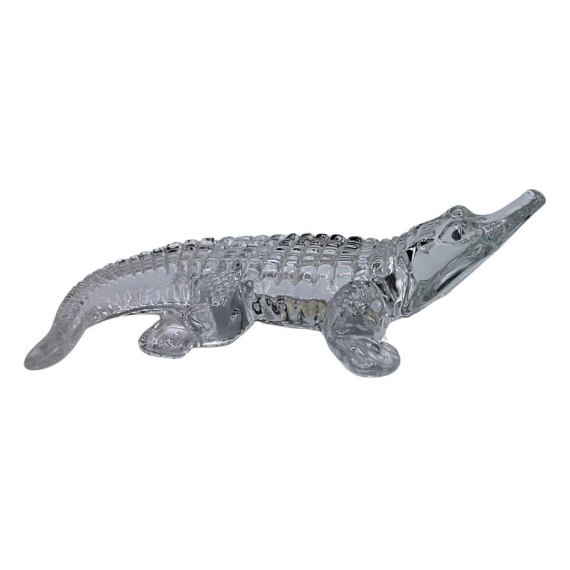 Waterford Crystal: Figurines Alligator, 5.2"