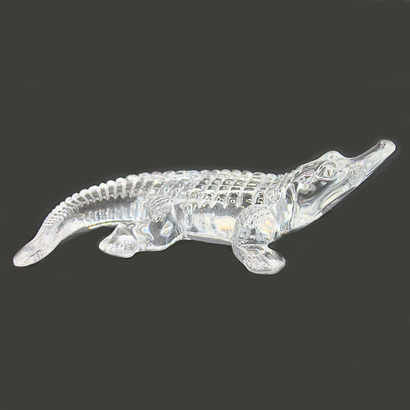 Waterford Crystal: Figurines Alligator, 5.2"