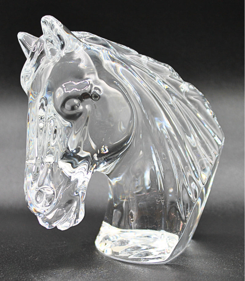 Waterford Crystal: Figurines Horse Head, 5.5"