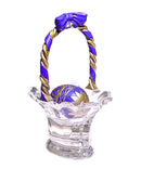 Waterford Crystal: Figurines Miniature Easter Basket with Egg, 3.5"