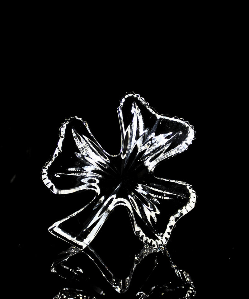 Waterford Crystal: Figurines Shamrock, 4.25"