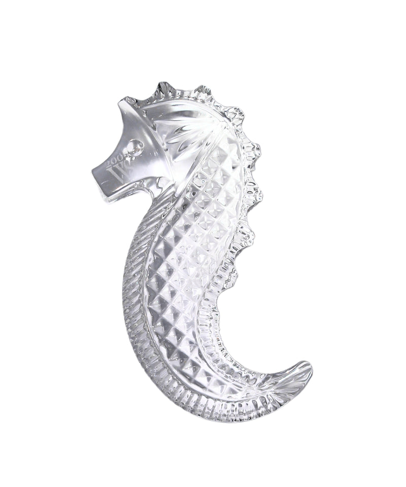 Waterford Crystal: Figurines Seahorse Paperweight, 3.5"