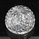 Waterford Crystal: Round Star Cut Paperweight, 3.3"