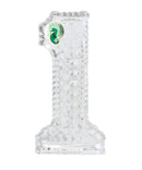 Waterford Crystal: Number 1 - Paperweight, 5"