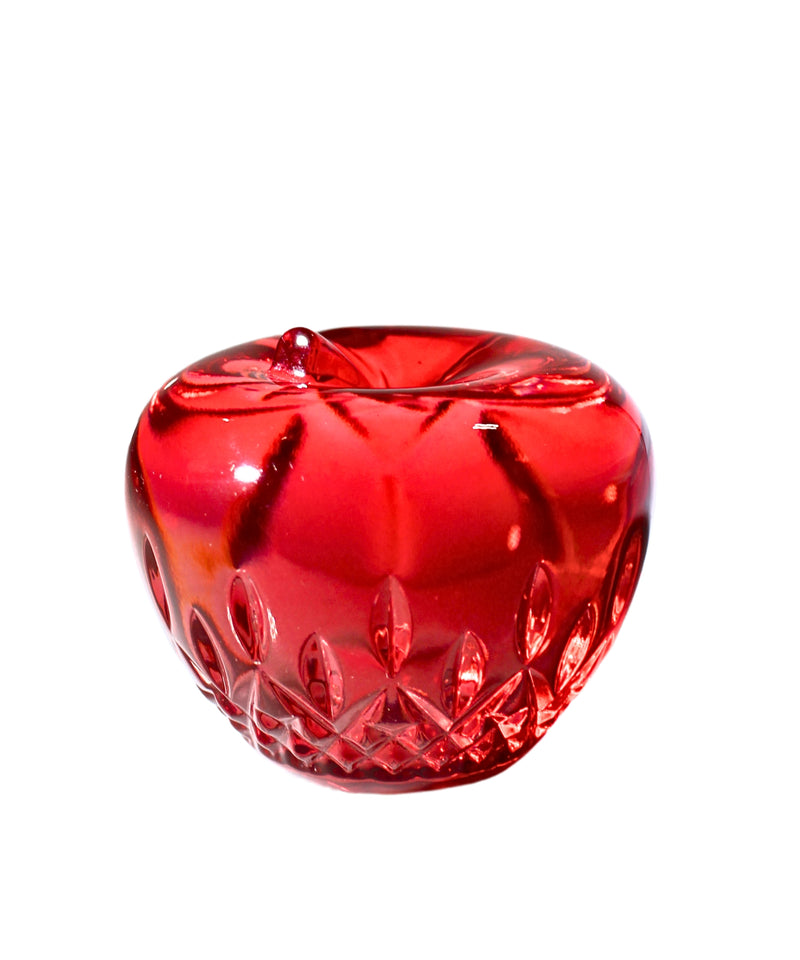 Waterford Crystal: Figurines Apple Paperweight, 2.25"