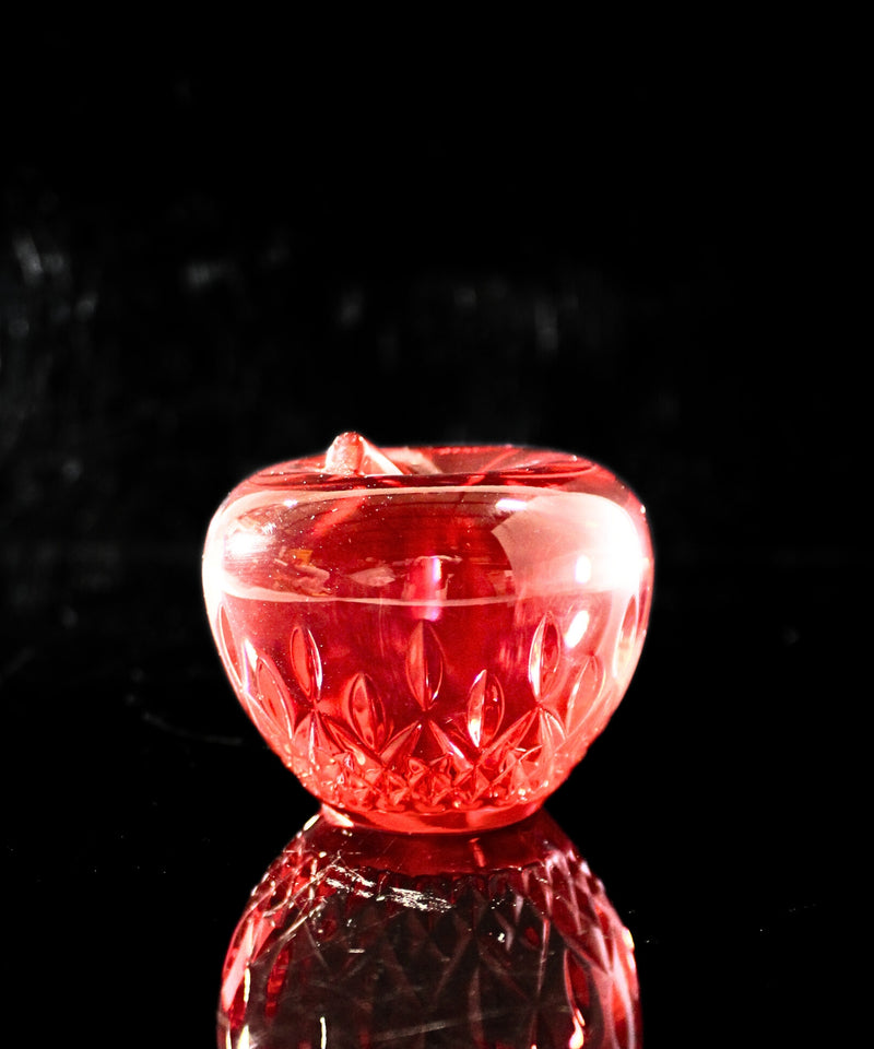 Waterford Crystal: Figurines Apple Paperweight, 2.25"