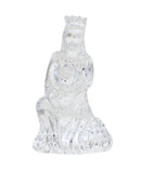 Waterford Crystal: Nativity Figurines - Melchior - Wise Man Kneeling, 4.6"