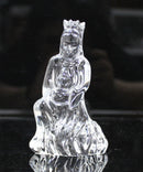 Waterford Crystal: Nativity Figurines - Melchior - Wise Man Kneeling, 4.6"